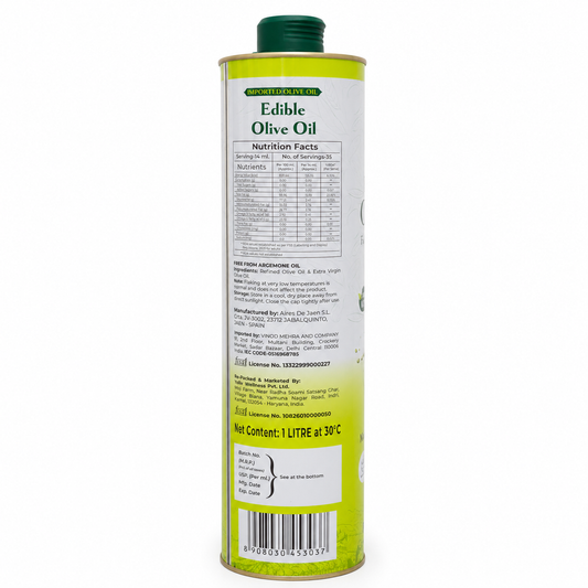 Yoliv Extra Light Olive Oil 1 Litre