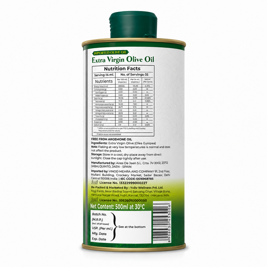 Yoliv Extra Virgin Olive Oil 500 ML