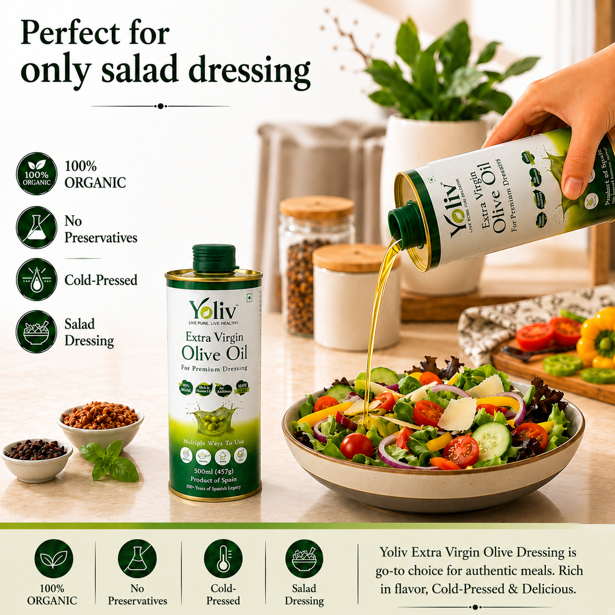 Yoliv Extra Virgin Olive Oil 500 ML