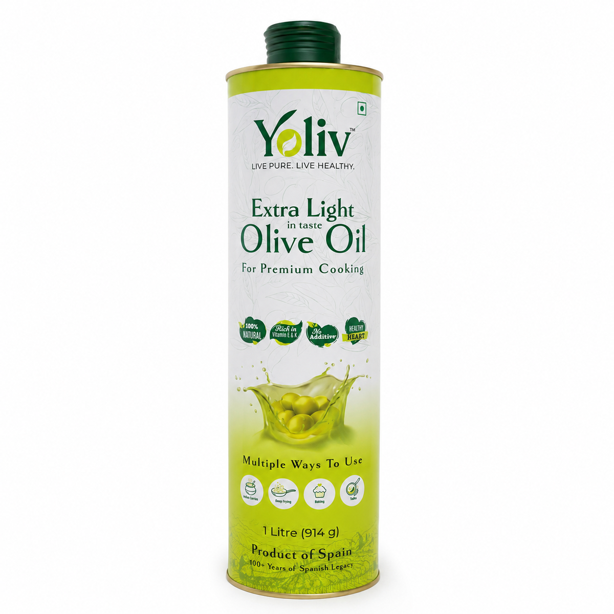 Yoliv Extra Light Olive Oil 1 Litre