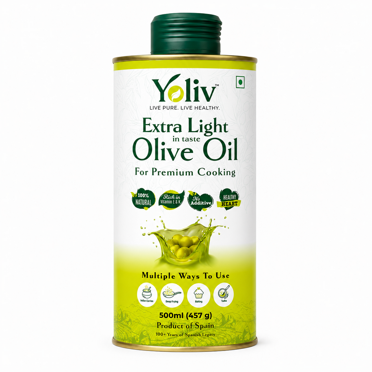Yoliv Extra Light Olive Oil - 500 ML
