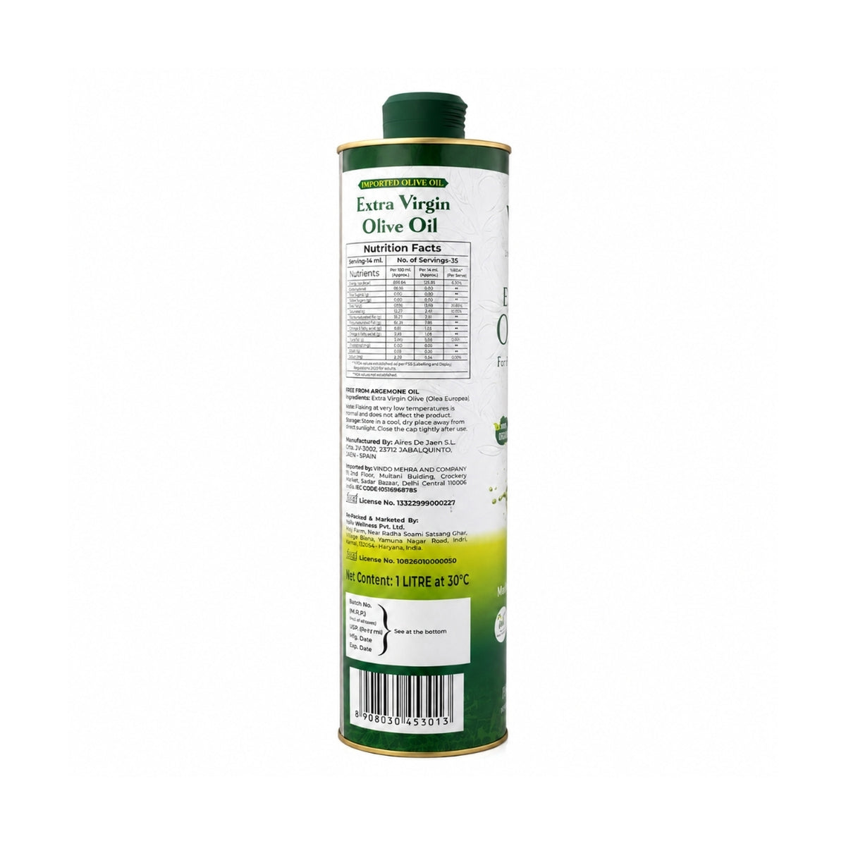 Yoliv Extra Virgin Olive Oil 1 Litre