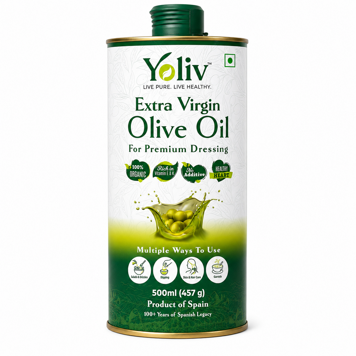 Yoliv Extra Virgin Olive Oil 500 ML