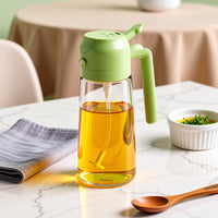 Yoliv Cooking Oil Dispenser & Mist Spray Glass Bottle - 500 ML