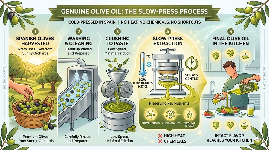Slow-pressed for purity
